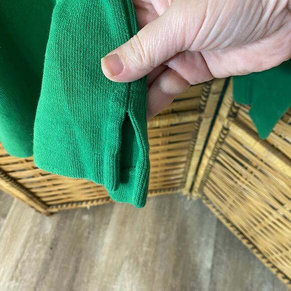 Polo Ralph Lauren 1/4 Zip Pullover Sweater Grass Green Men’s Large 100% Cotton - Picture 7 of 8